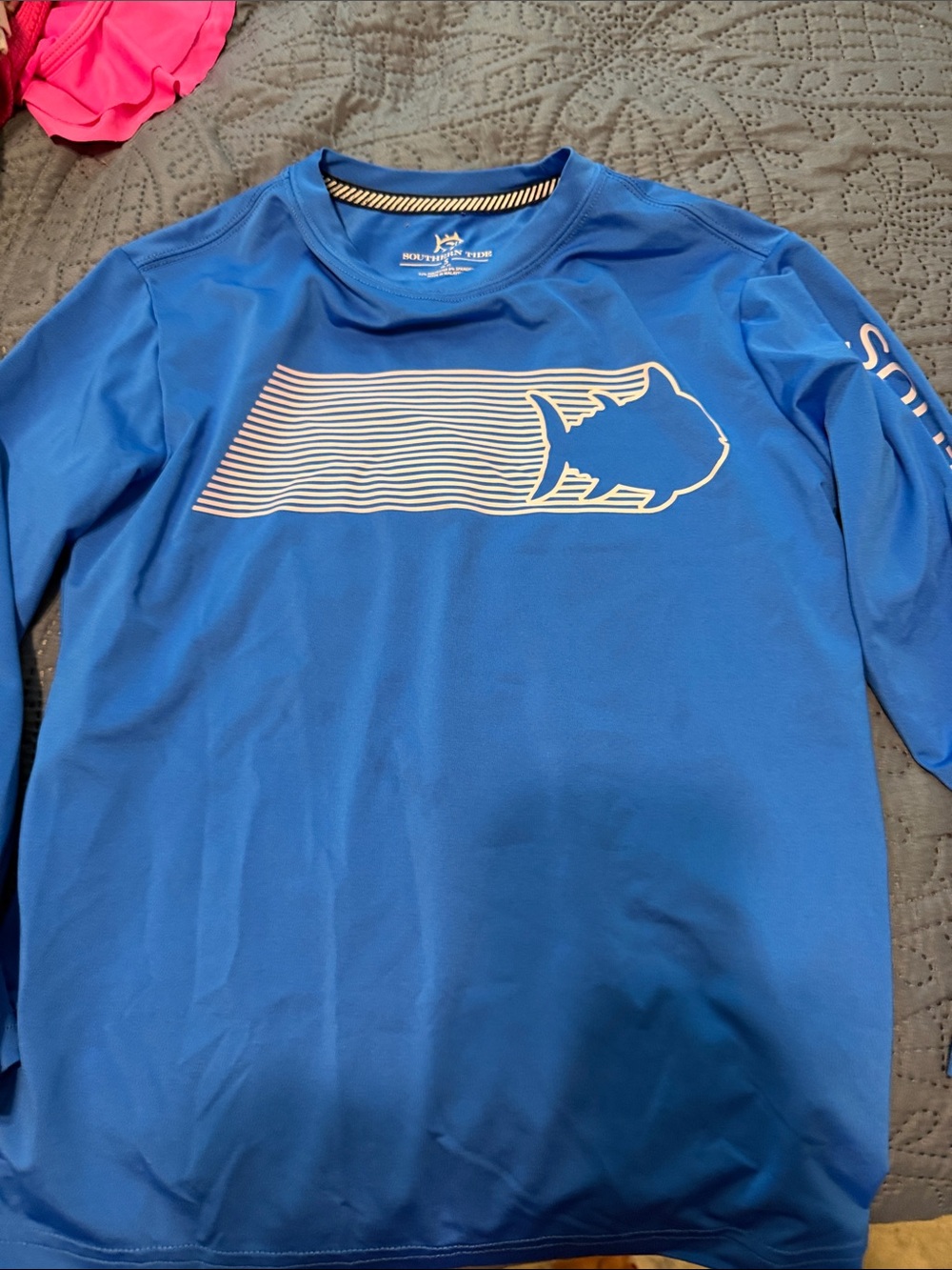Southern Tide boys 6/7 fishing shirt